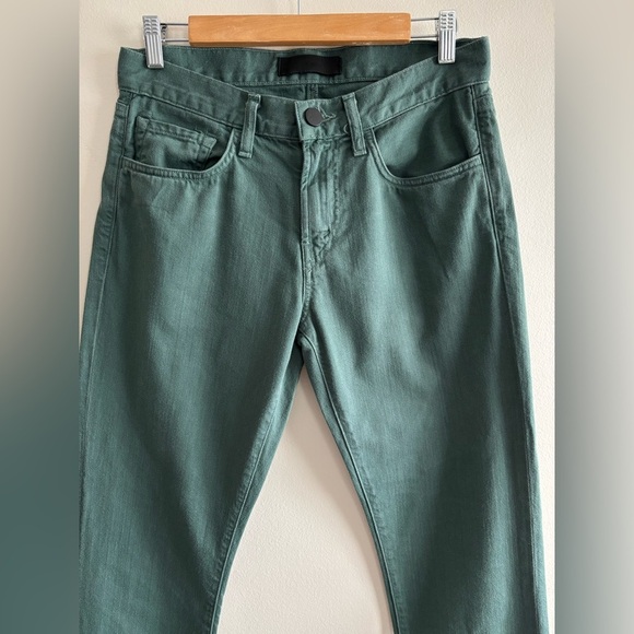 J Brand Tyler Pine Green Five Pocket Classic Denim lightweight Jeans 29 - Picture 3 of 13